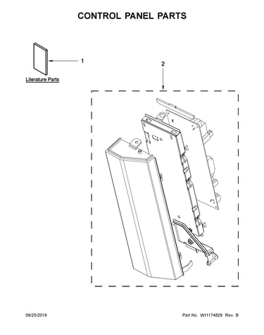 Control panel parts