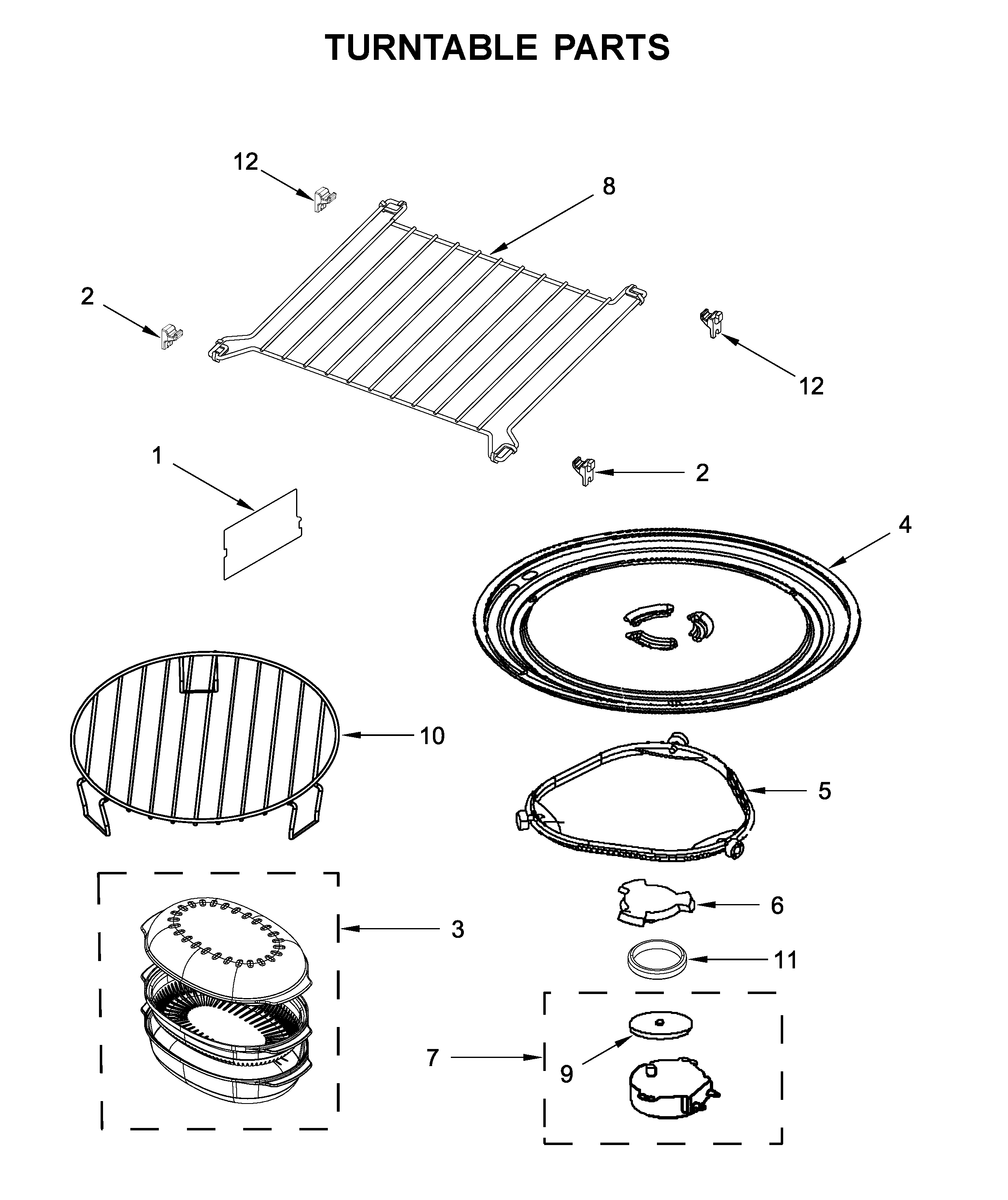 Turntable parts