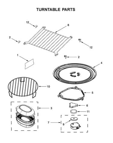 Turntable parts