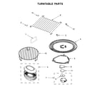 Whirlpool WMH76719CS5 turntable parts diagram