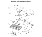 Whirlpool WMH76719CZ2 interior and ventilation parts diagram