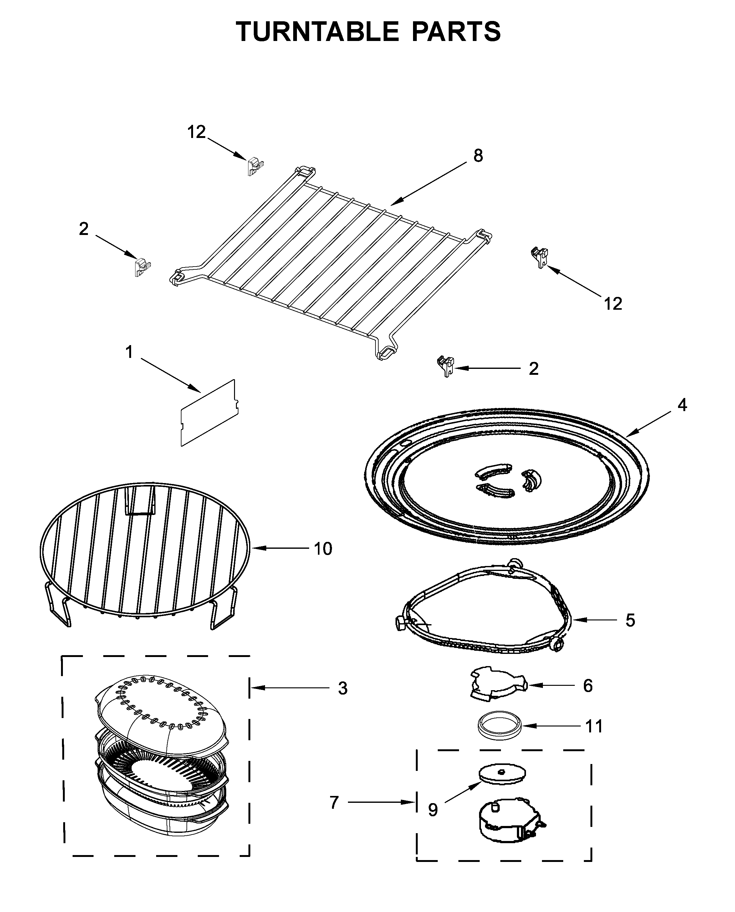Turntable parts