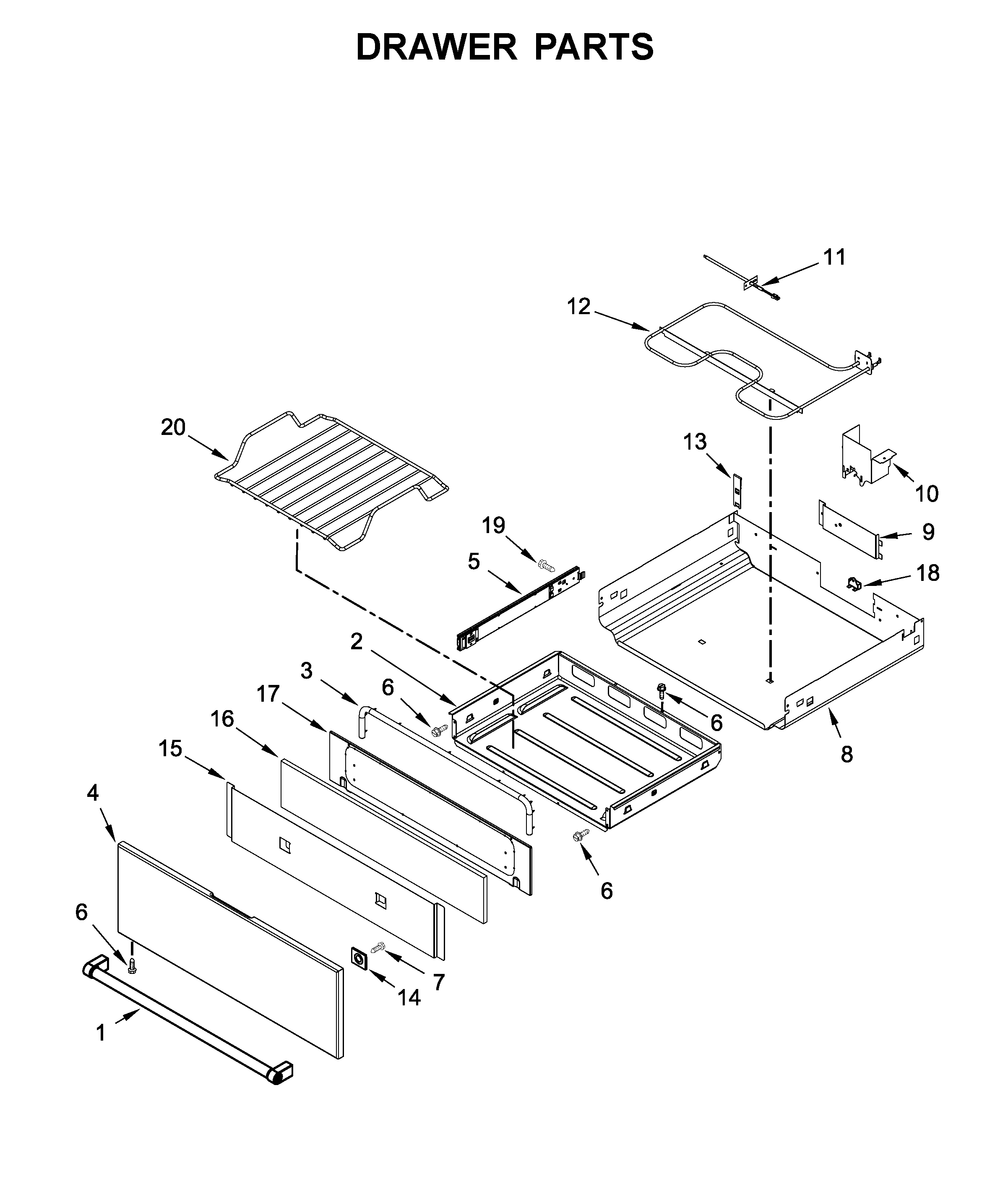 Drawer parts