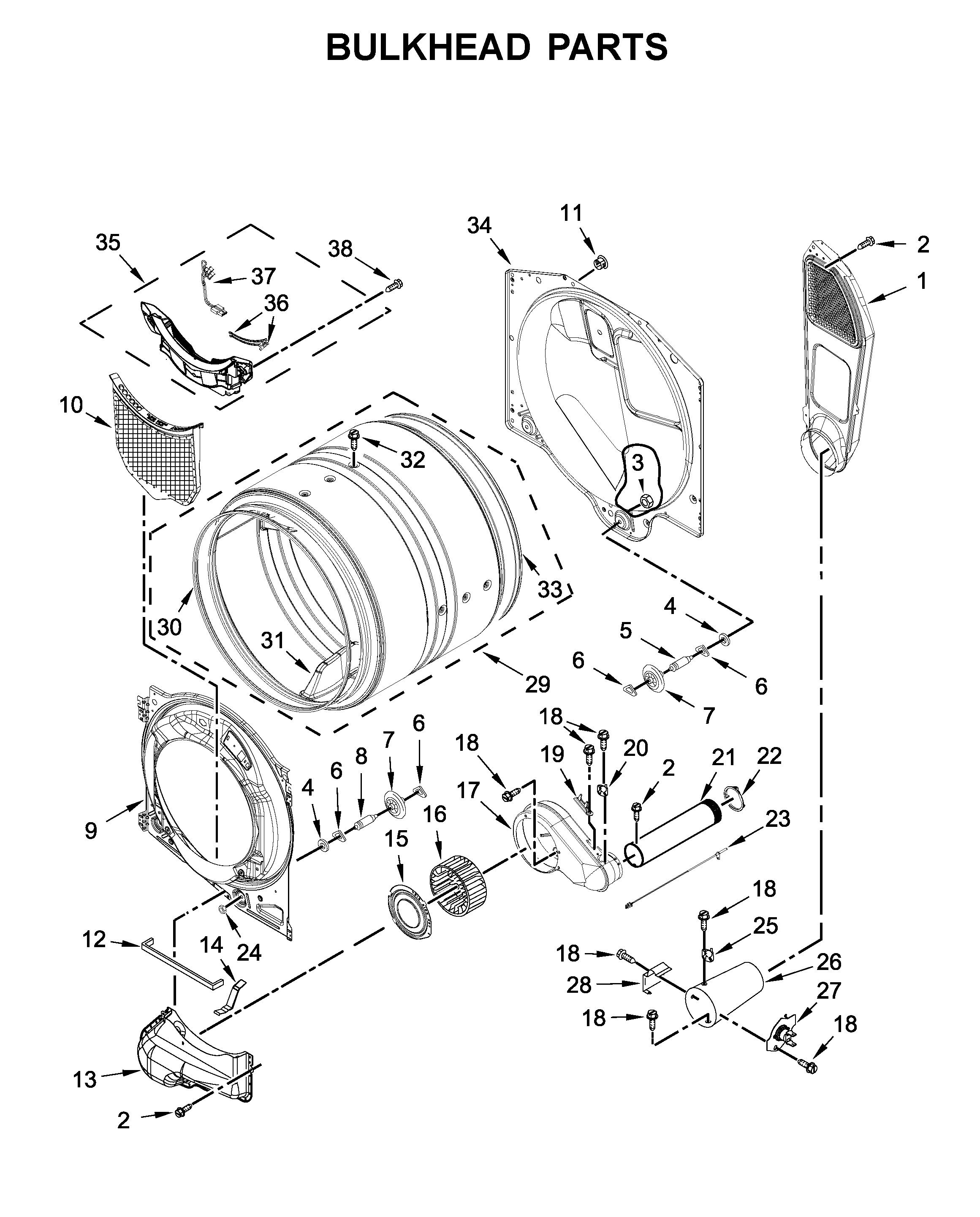 Bulkhead parts