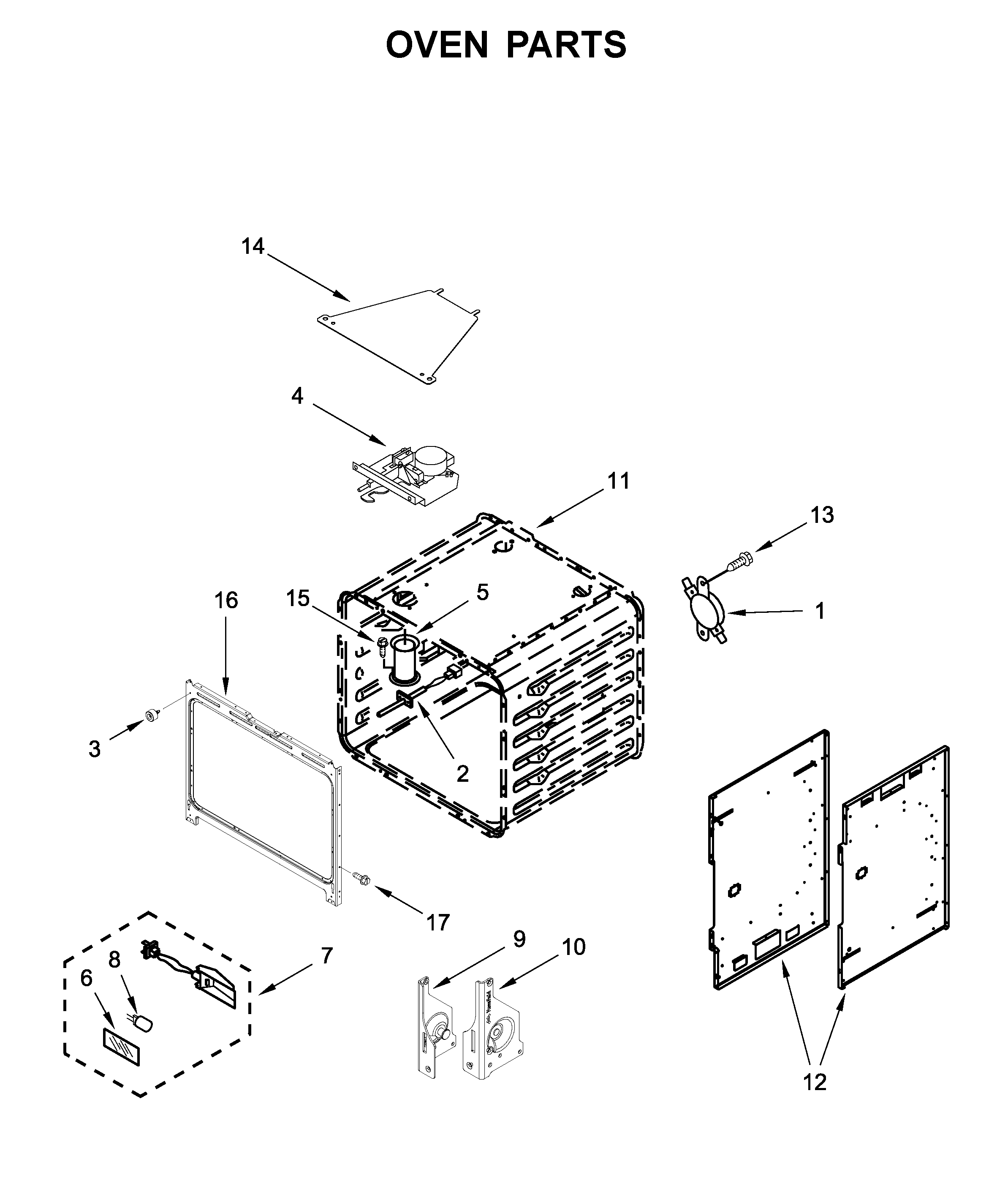 OVEN PARTS