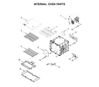 KitchenAid KFDC500JMB00 internal oven parts diagram