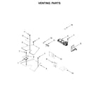 KitchenAid KFDC500JPA00 venting parts diagram
