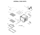 KitchenAid KFDC500JPA00 internal oven parts diagram
