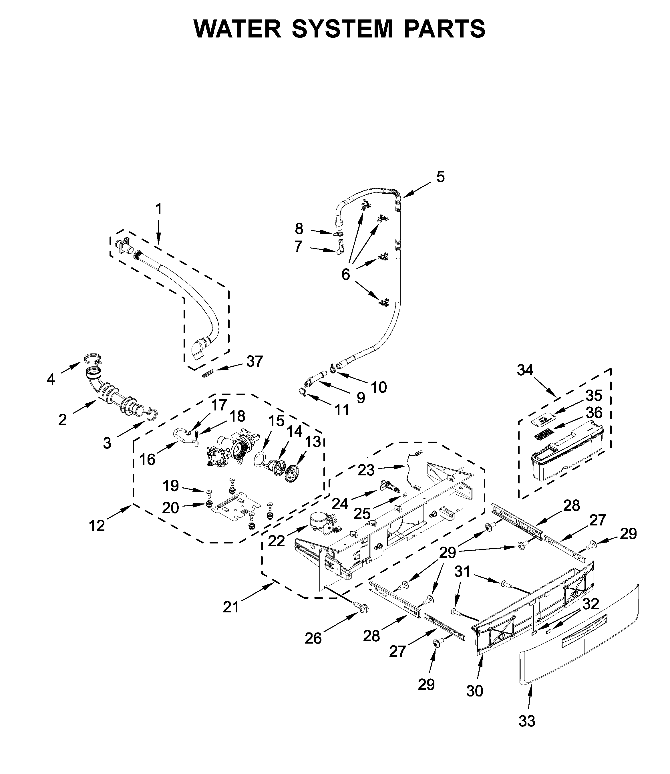 Water system parts