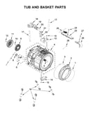Tub and basket parts