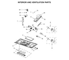 KitchenAid KMHS120EBL9 interior and ventilation parts diagram