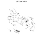 KitchenAid KMHS120ESS9 air flow parts diagram