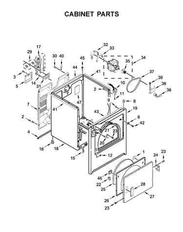 Cabinet parts