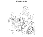 Maytag 4KMEDC410JW0 bulkhead parts diagram