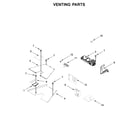 KitchenAid KFDC500JAV00 venting parts diagram