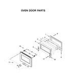 Oven door parts
