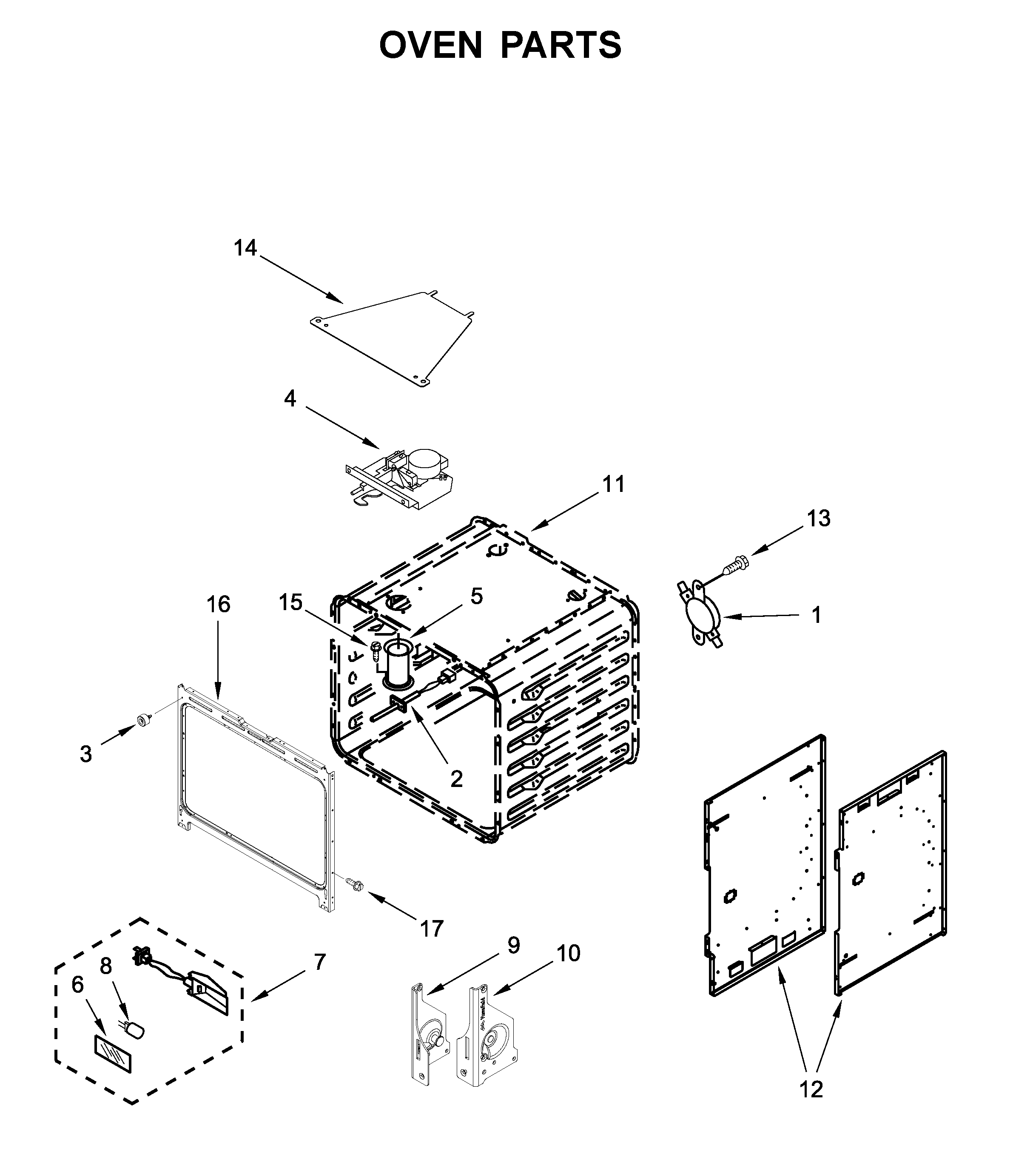 OVEN PARTS