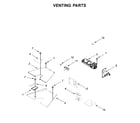 KitchenAid KFDC500JSC00 venting parts diagram