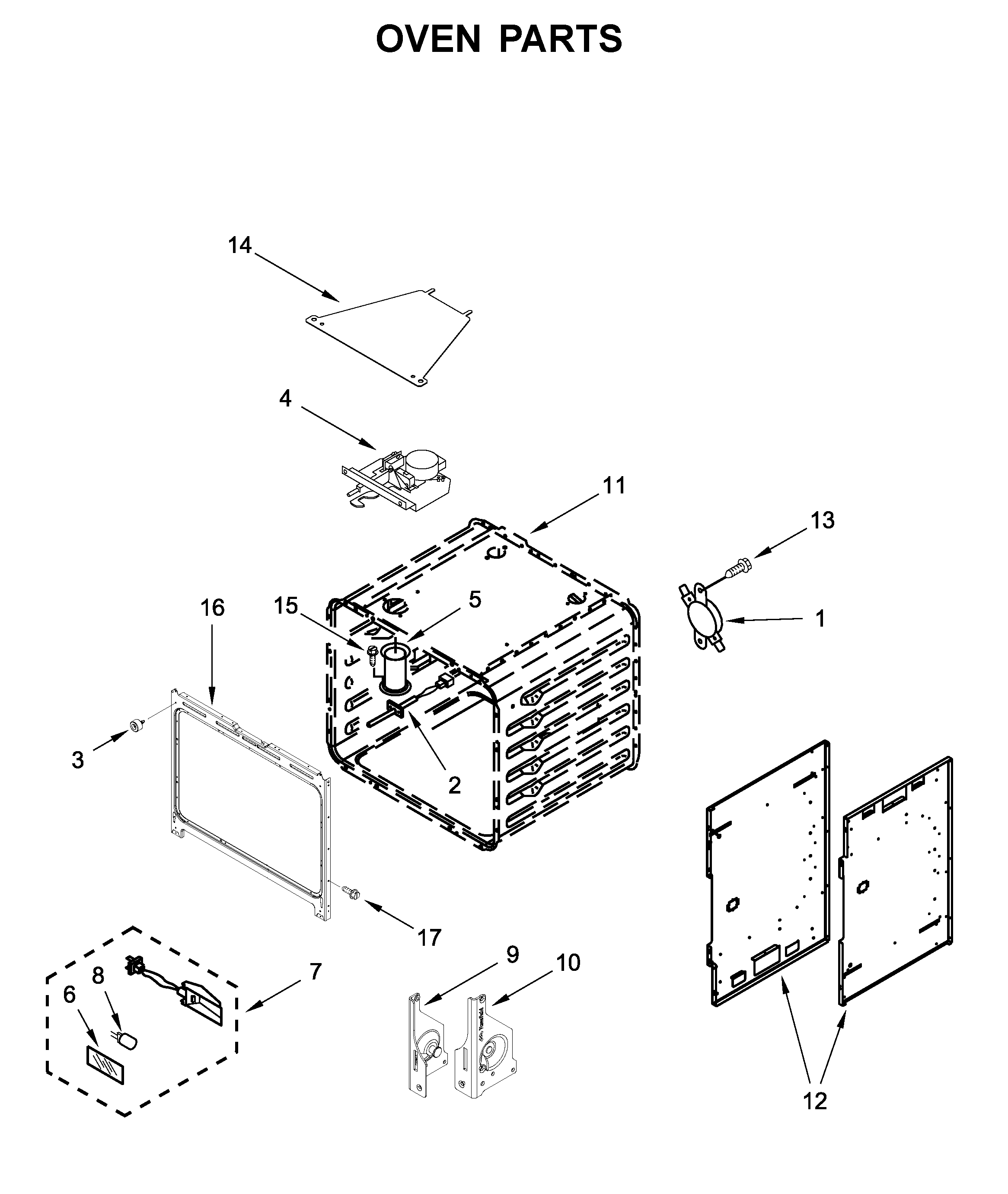 Oven parts
