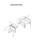 Oven door parts