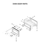 Oven door parts