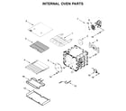 KitchenAid KFDC506JPA00 internal oven parts diagram
