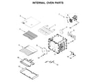 KitchenAid KFDC506JMH00 internal oven parts diagram