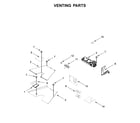 KitchenAid KFDC500JMH00 venting parts diagram