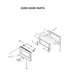 Oven door parts
