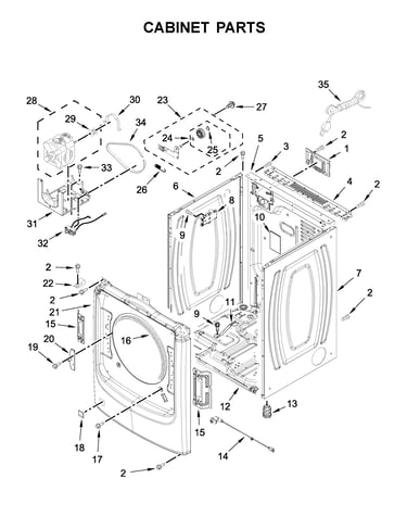 Cabinet parts