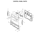 Whirlpool YWFC310S0ES4 control panel parts diagram