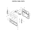 Whirlpool WFC310S0EB4 control panel parts diagram