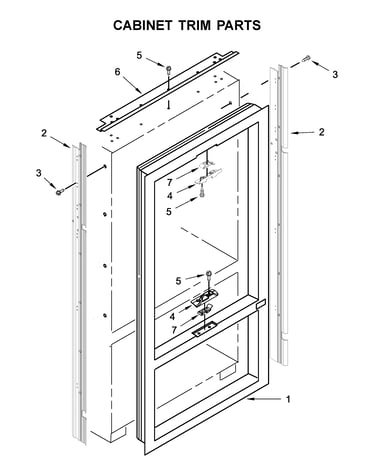 Cabinet trim parts