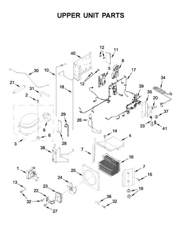 Upper unit parts