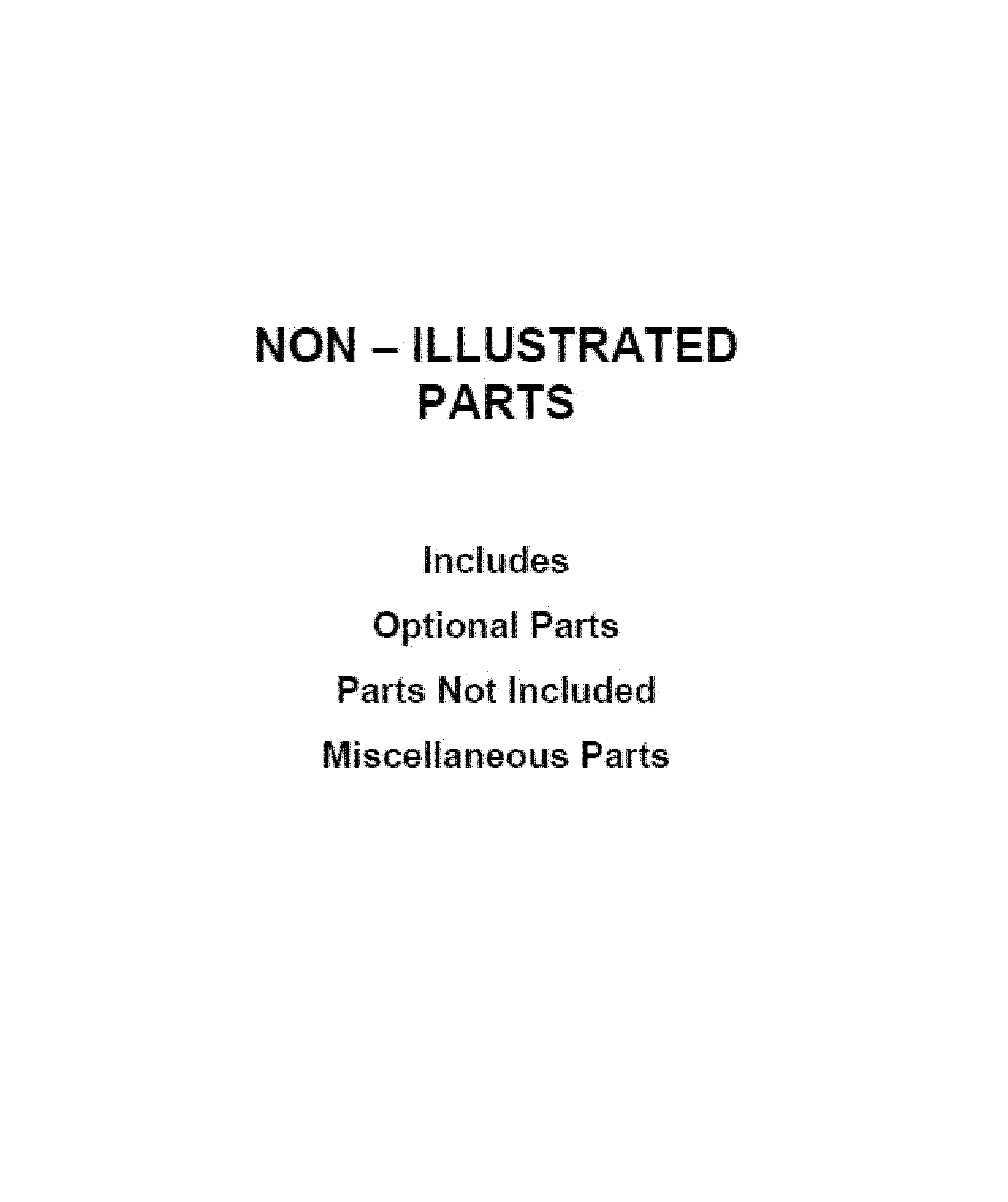 OPTIONAL PARTS