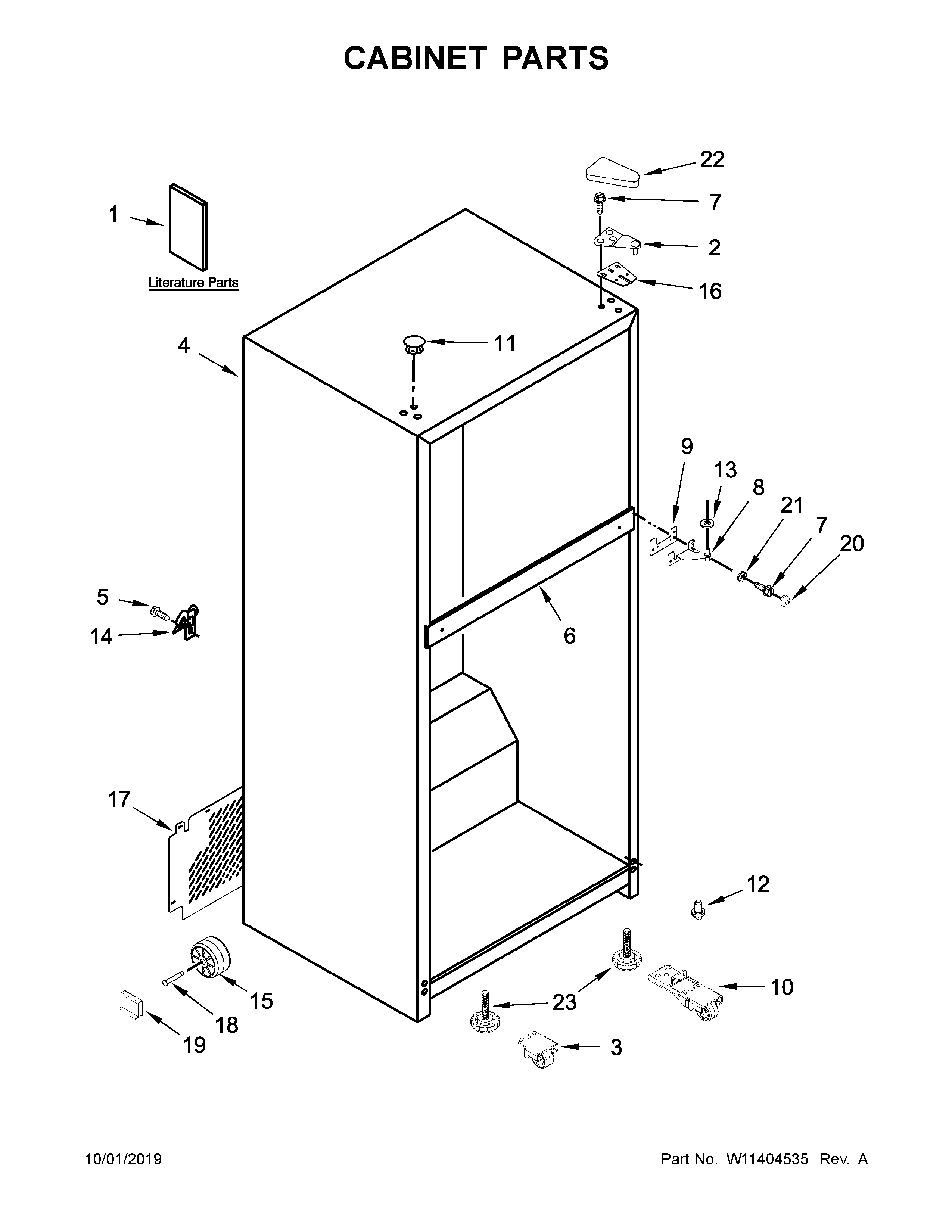 CABINET PARTS