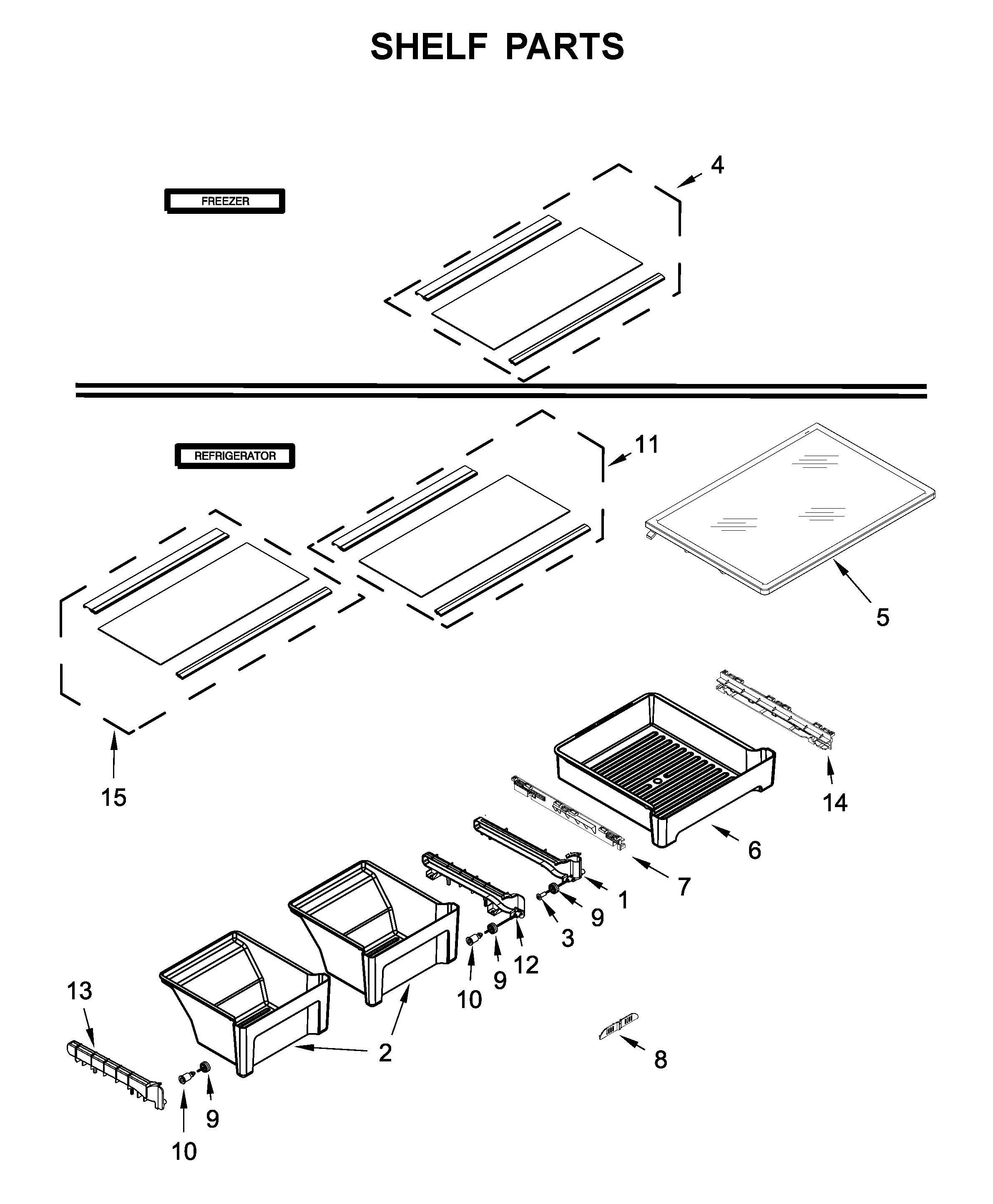 SHELF PARTS