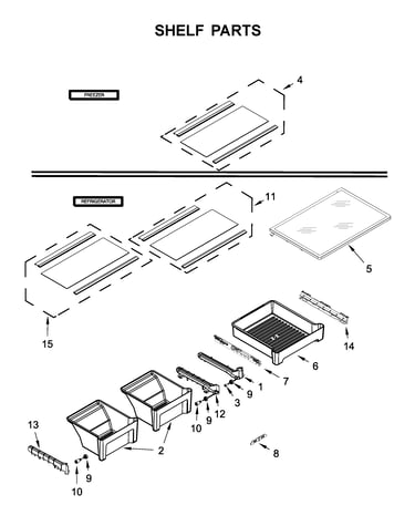 Shelf parts