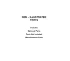 Maytag MRT118FFFZ05 optional parts diagram