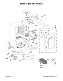 Wine center parts