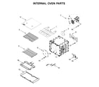 KitchenAid KFDC500JIB00 internal oven parts diagram