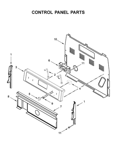 Control panel parts
