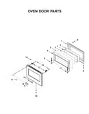 Oven door parts