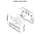 Whirlpool WFE525S0JS0 control panel parts diagram