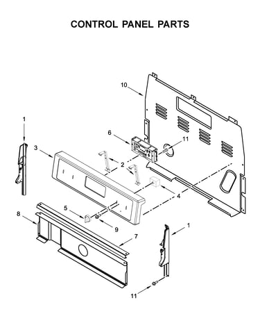 Control panel parts