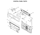 Whirlpool WFG525S0JB0 control panel parts diagram