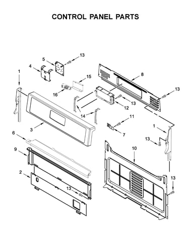 Control panel parts