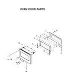 Oven door parts