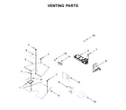 KitchenAid KFDC506JIB00 venting parts diagram