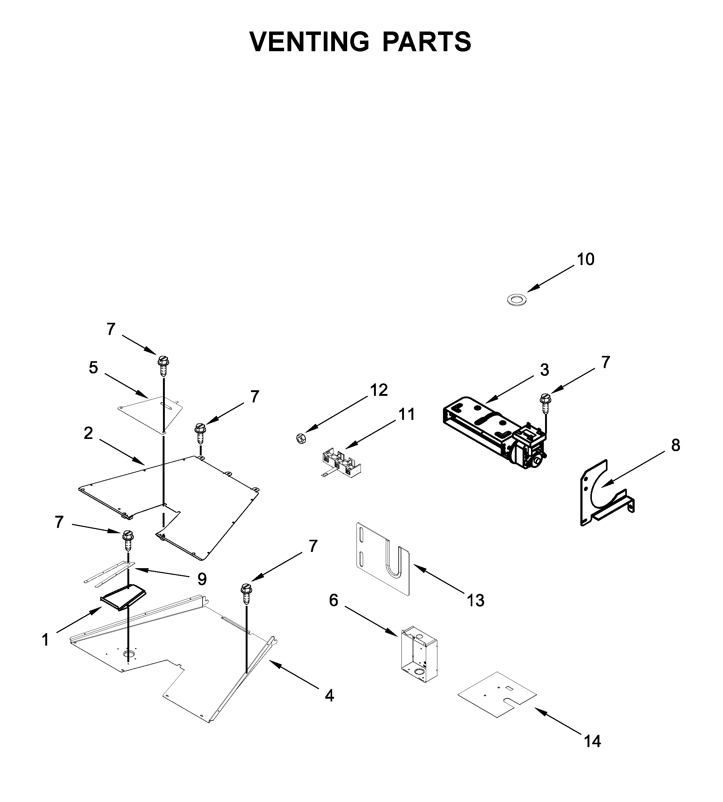 Venting parts